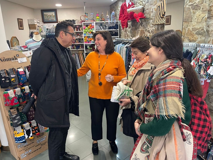 Visita institucional Luanco Comercio Verde Asturias
