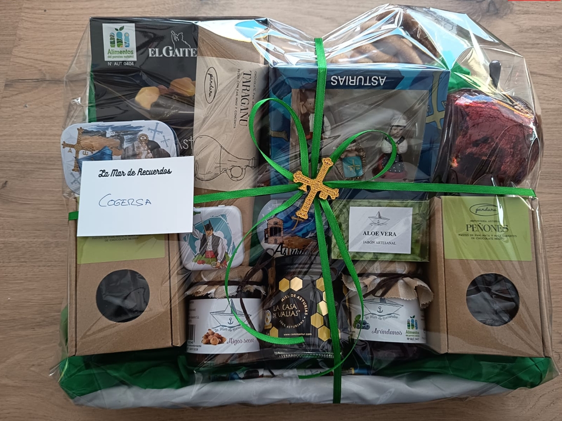 Comercio Verde Avilés_Cesta de productos sostenibles del sorteo